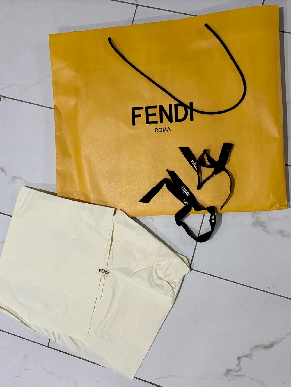 Authentic Fendi X Large Shopping Bag